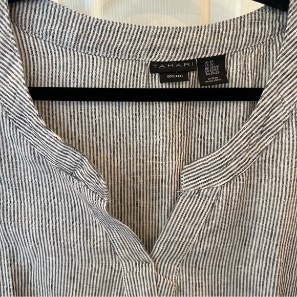 EUC Railroad Stripe Tunic Dress - Picture 2 of 5